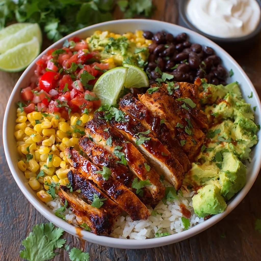 Honey Lime Chicken Burrito Bowl