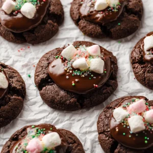 Hot Cocoa Cookies with Marshmallows