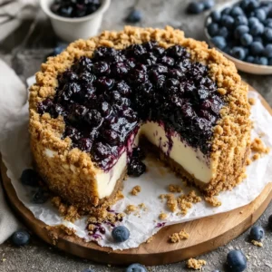 How to Make Blueberry Crumble Cheesecake – Creamy, Sweet, and Perfectly Balanced