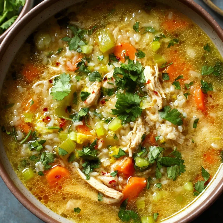 Immuneboosting Chicken Rice Soup