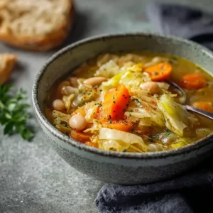 Irish White Bean & Cabbage Stew