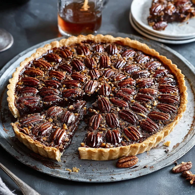 Irresistible Chocolate Bourbon Pecan Tart Recipe