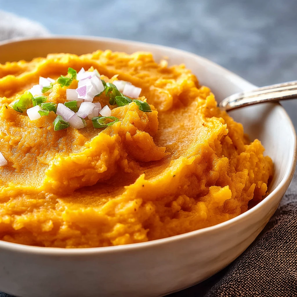 Irresistible Coconut Curry Mashed Sweet Potatoes Recipe