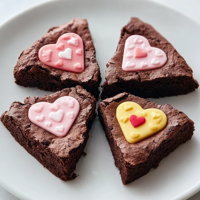 Irresistible Conversation Heart Brownies Recipe Love