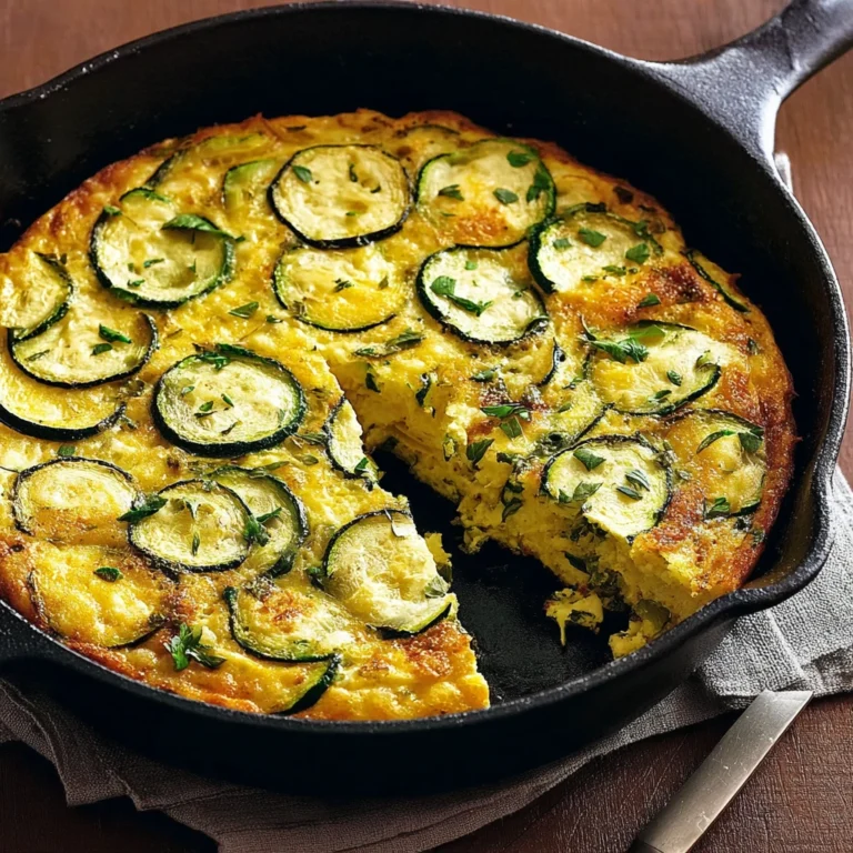 Irresistible Savory Zucchini Frittata Recipe Try Now