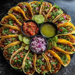 Irresistible Street Taco Platter: A Flavorful Fiesta