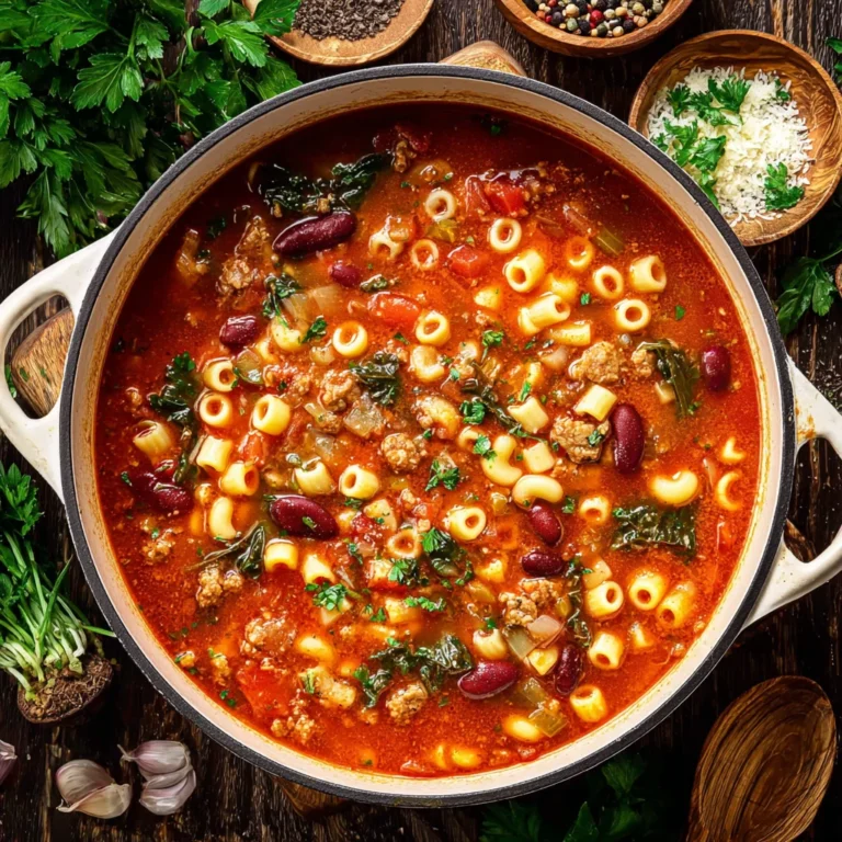 Italian Pasta Fagioli Soup Olive Garden Copycat
