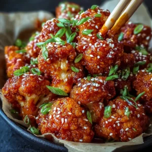Korean Baked Cauliflower