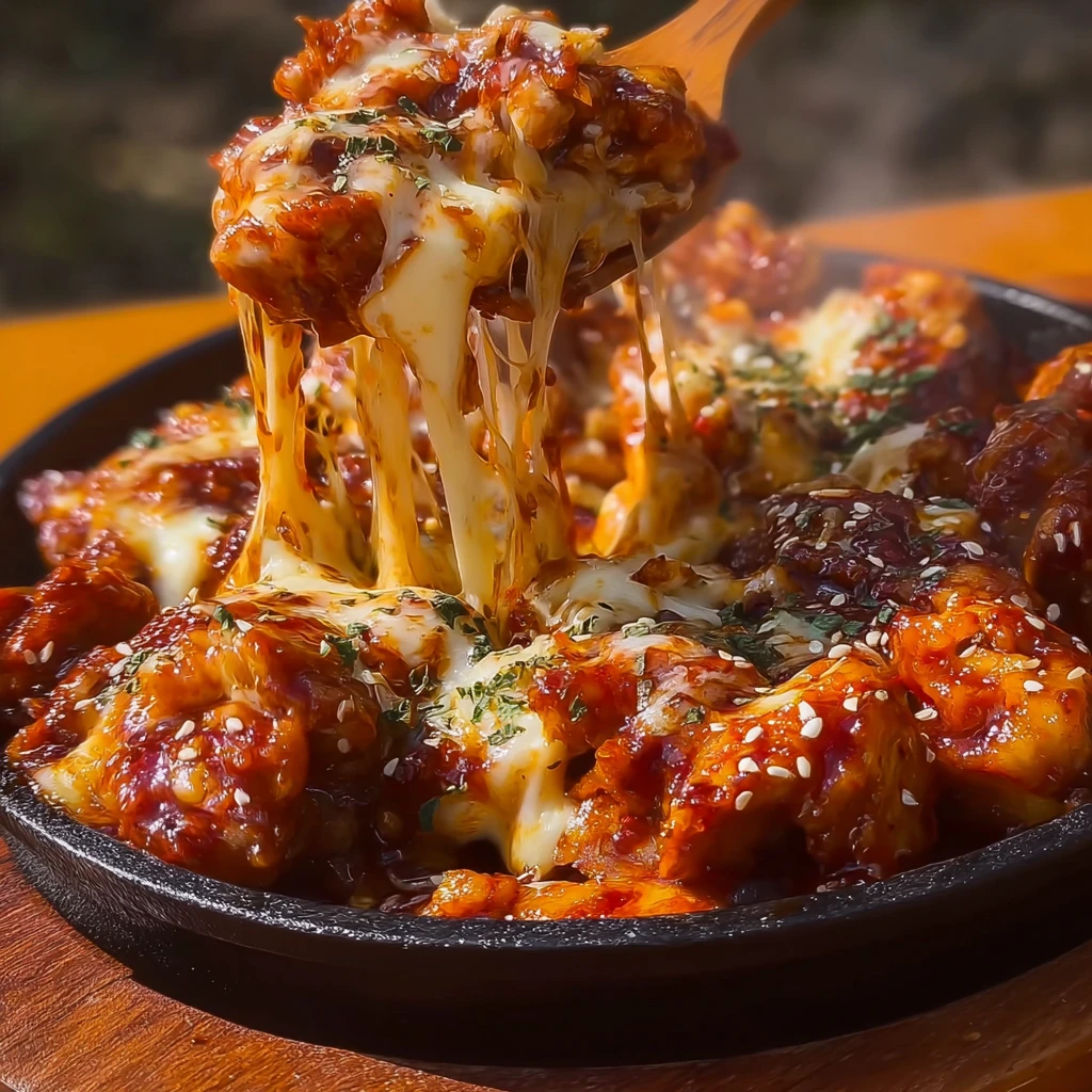 Korean Fire Chicken Cheese Buldak