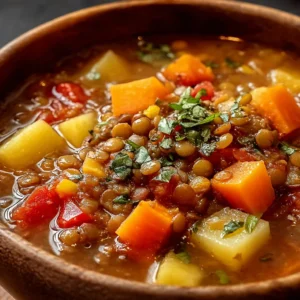 Lentil Vegetable Soup