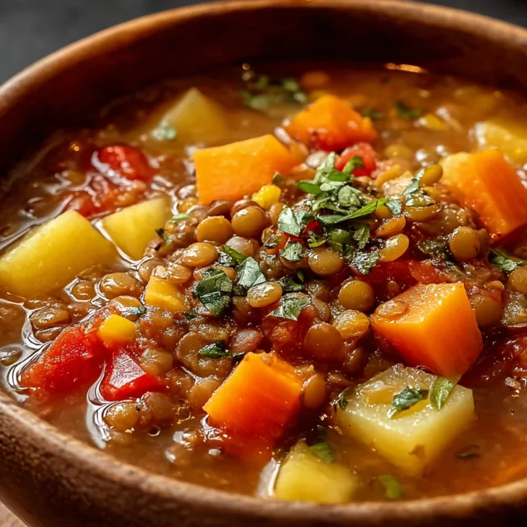 Lentil Vegetable Soup