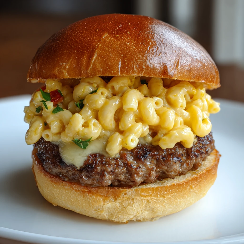Mac Cheese Burger