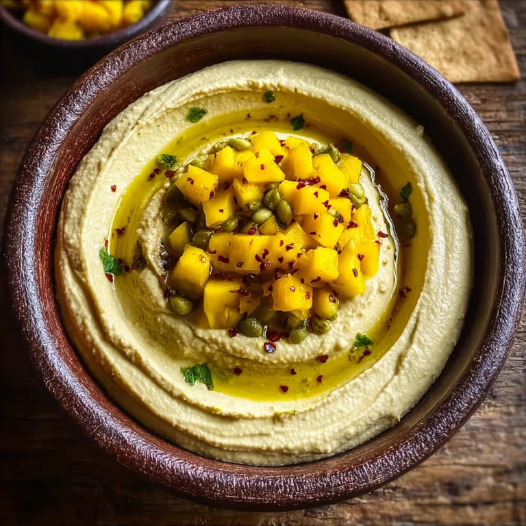 Mango Jalapeo Hummus Sweet Spicy Creamy