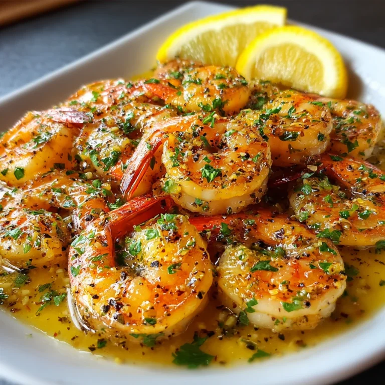 Mediterranean Shrimp Skillet Lemon Garlic Sauce Bright Savory