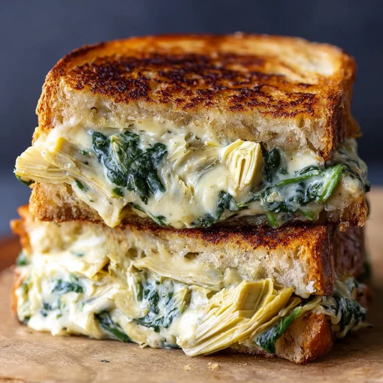 Melt Into Comfort Vegan Spinach Artichoke Grilled Cheese
