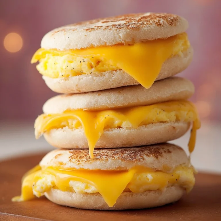 Microwave Egg Cheese Breakfast Sandwich Recipe