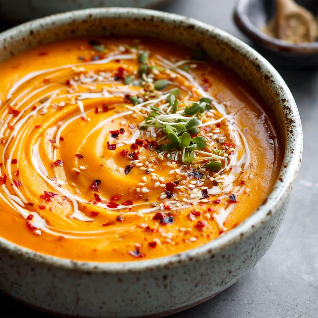 Moroccan Carrot Lentil Soup