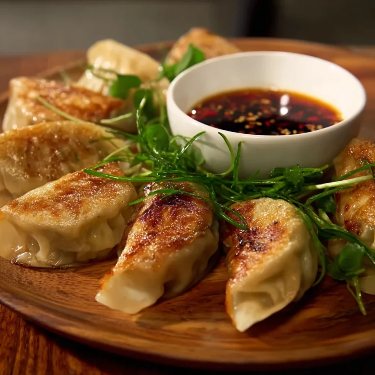 Panfried Chicken Dumplings
