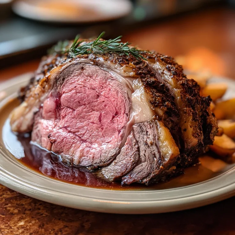 Perfect Prime Rib Roast Jus Juicy Delight