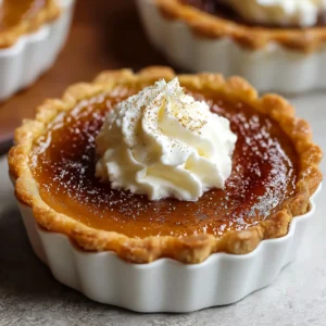 Pumpkin Pie Brûlée with Bourbon Vanilla Whipped Cream Bliss
