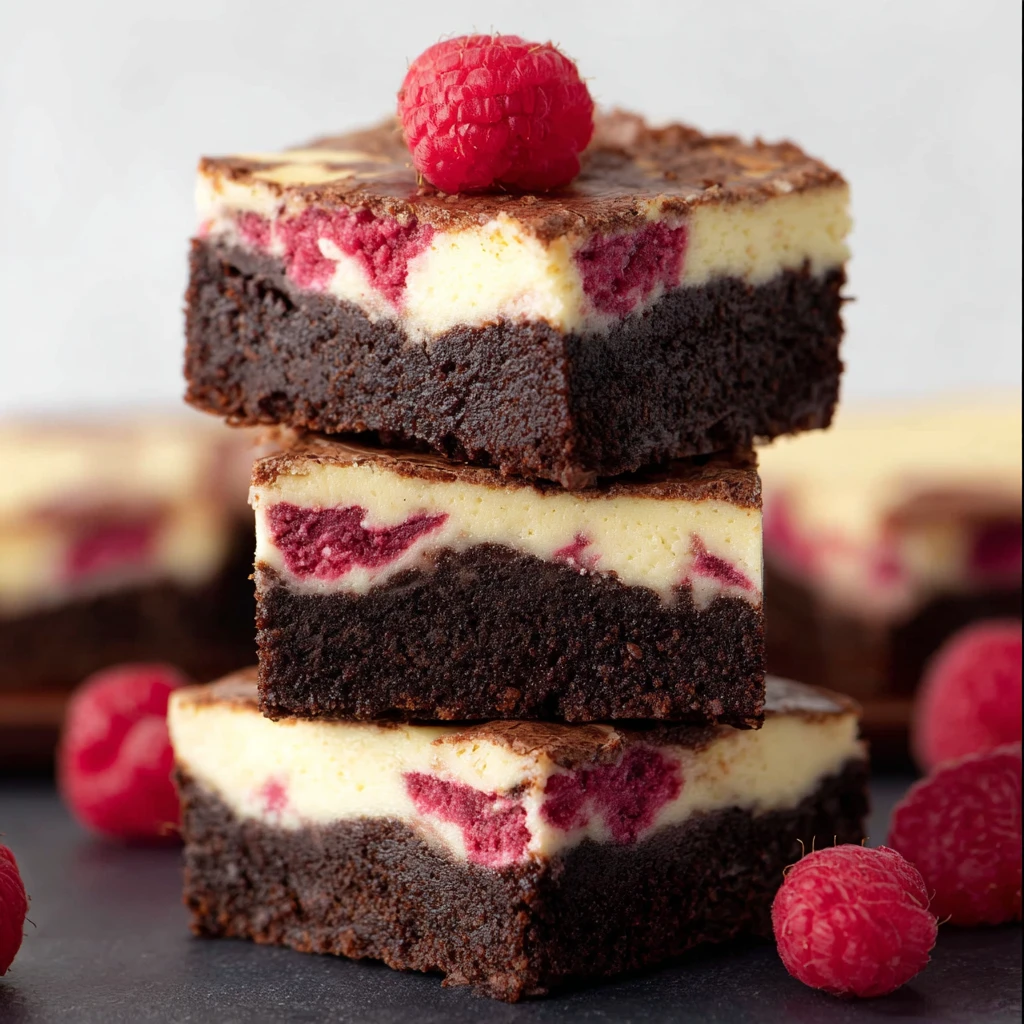 Raspberry Cheesecake Brownies