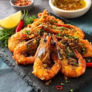 Salted Egg Prawns