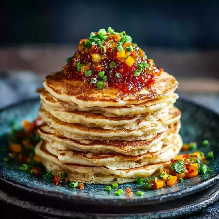 Savory Dinner Pancakes Chilli Butter Flavorful Spicy Comforting