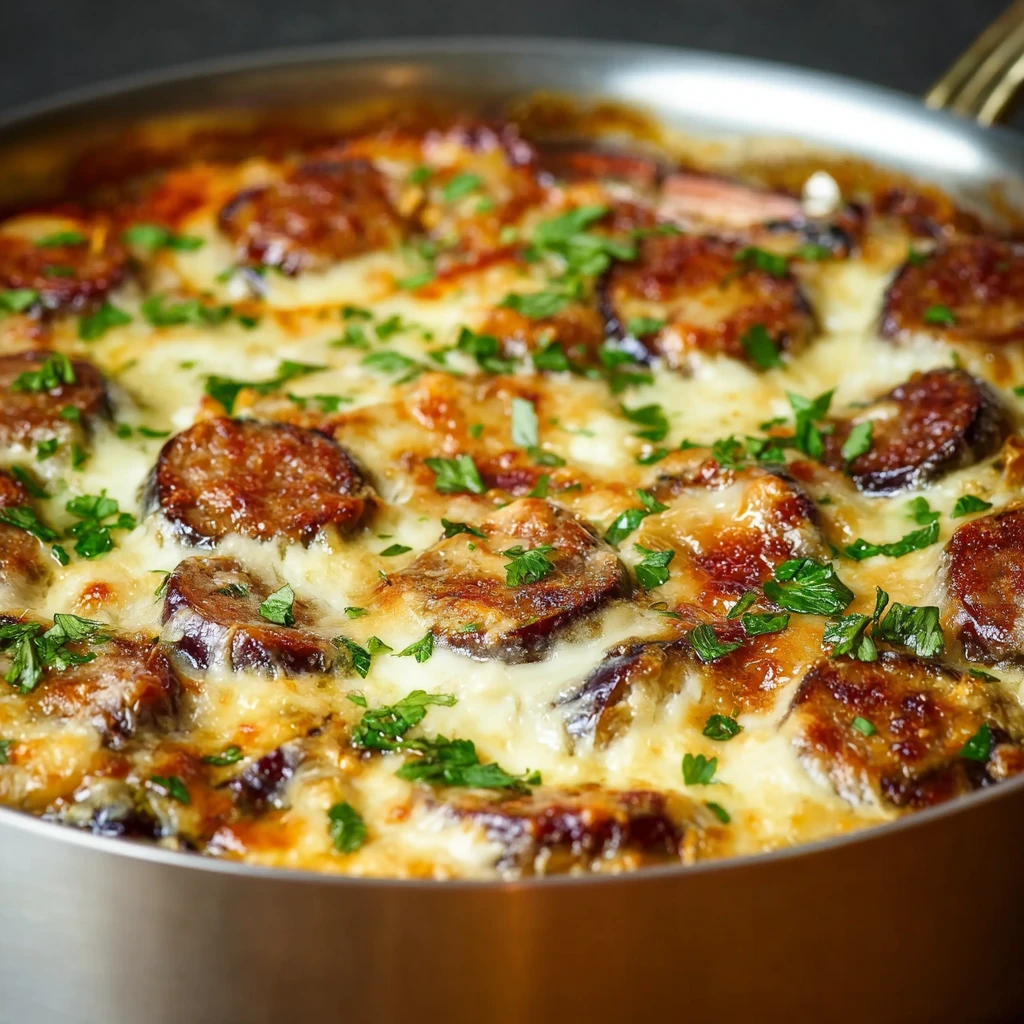Savory Eggplant Italian Sausage Gratin That Wows