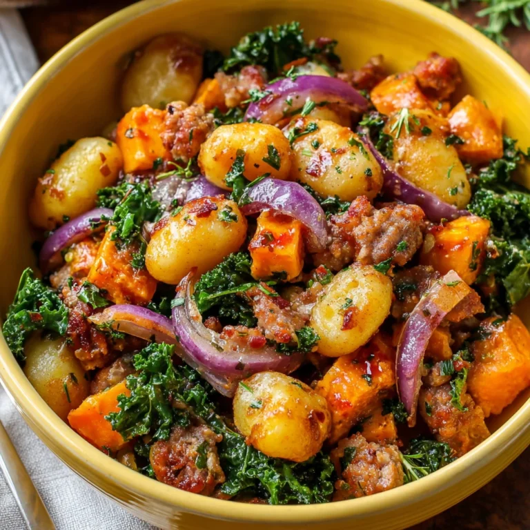 Sheet Pan Butternut Squash Sausage Gnocchi