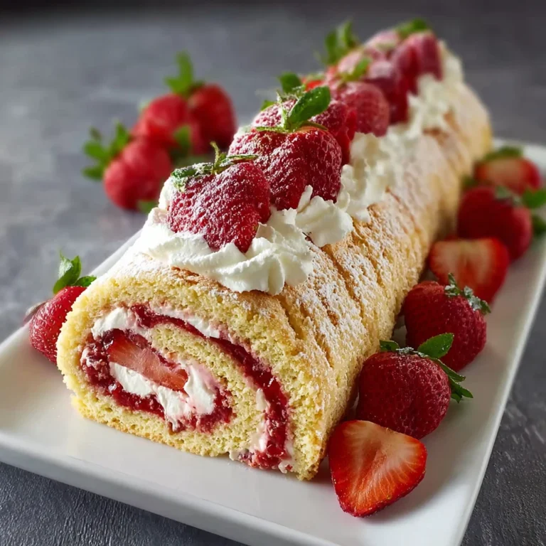 Strawberries Cream Swiss Roll Recipe Light Elegant Comfort