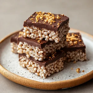 Tahini Chocolate Rice Krispies