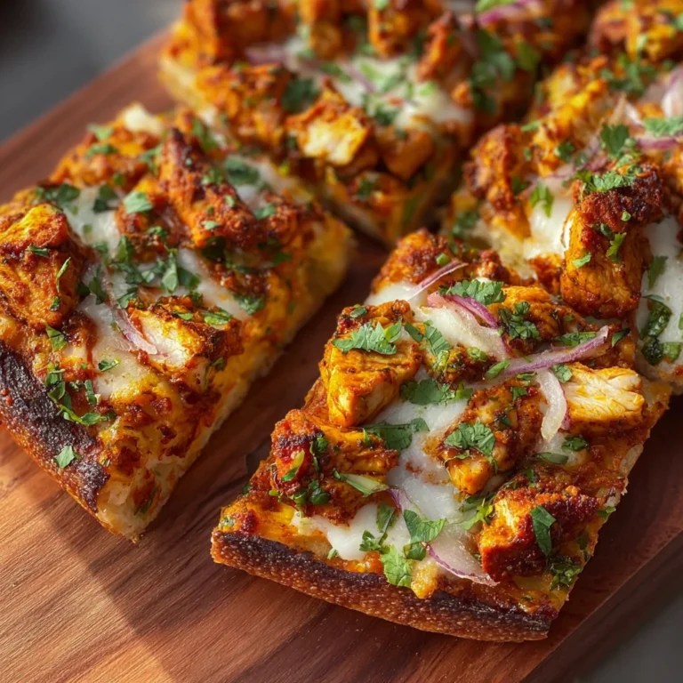 Tandoori Chicken Garlic Bread