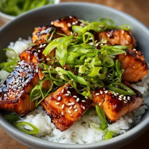 Teriyaki Salmon Bowls