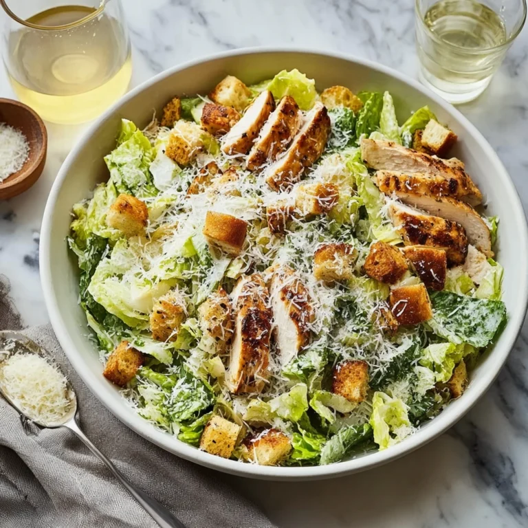 Ultimate Chicken Caesar Salad Homemade Croutons Recipe