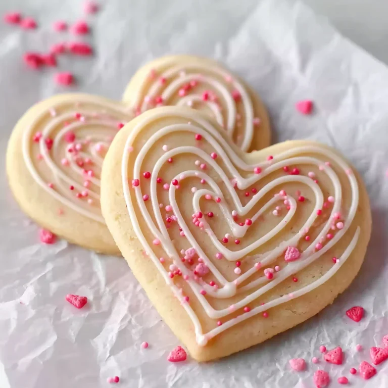 Valentine Heart Sugar Cookies
