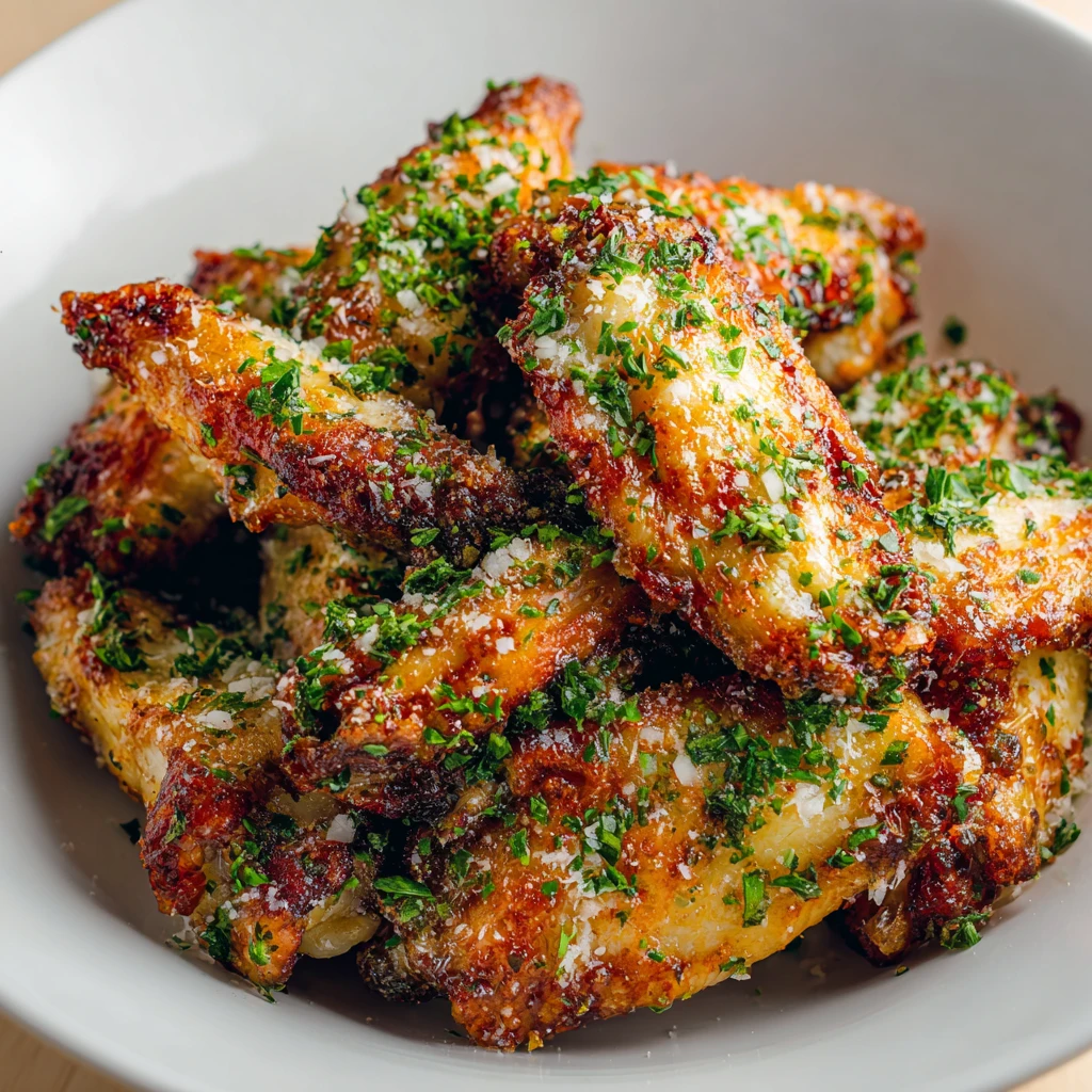 Airfryer Garlic Parmesan Wings