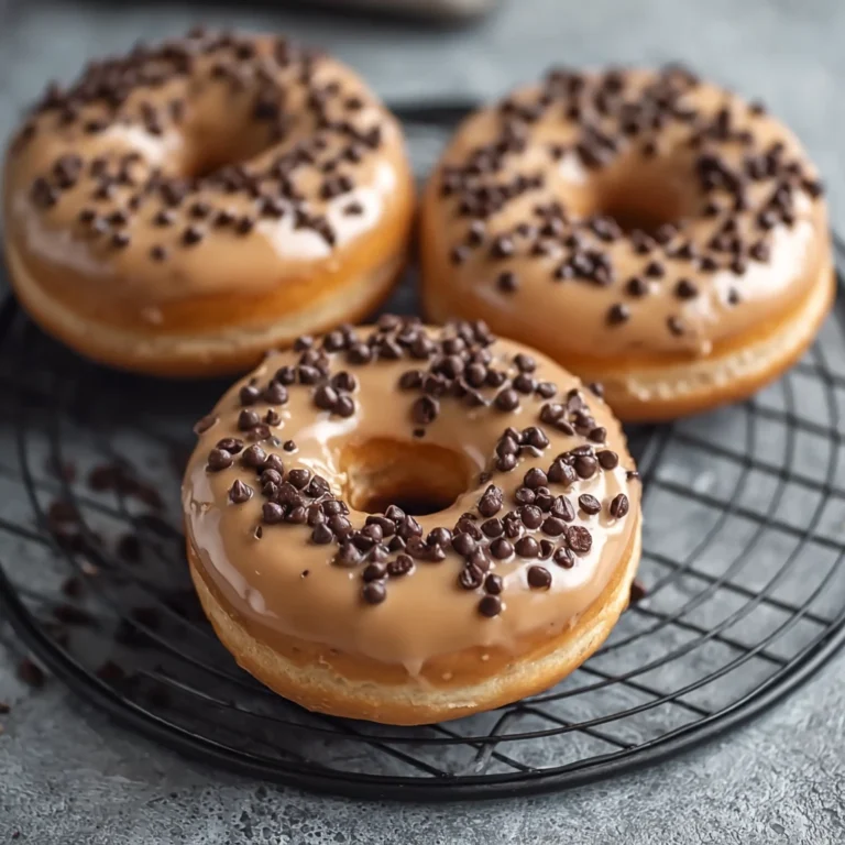 Baked Coffee Doughnuts