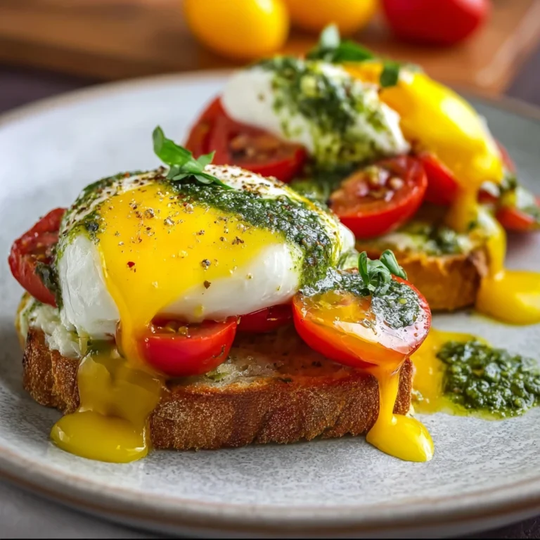 Caprese Pesto Benedict