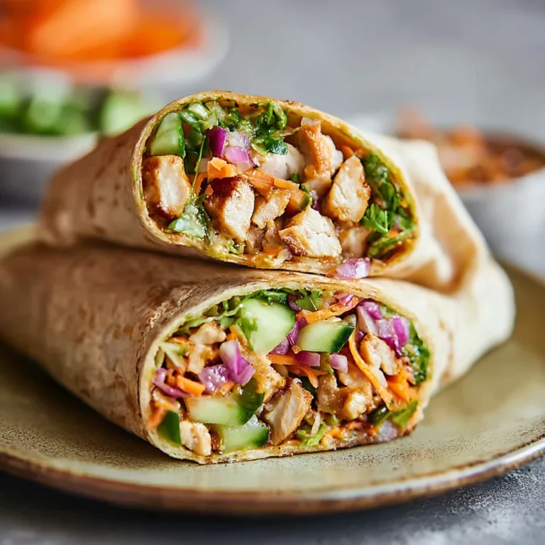 Cashew Chicken Wraps