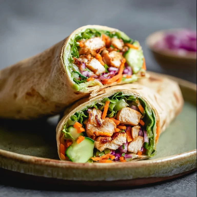 Cashew Chicken Wraps