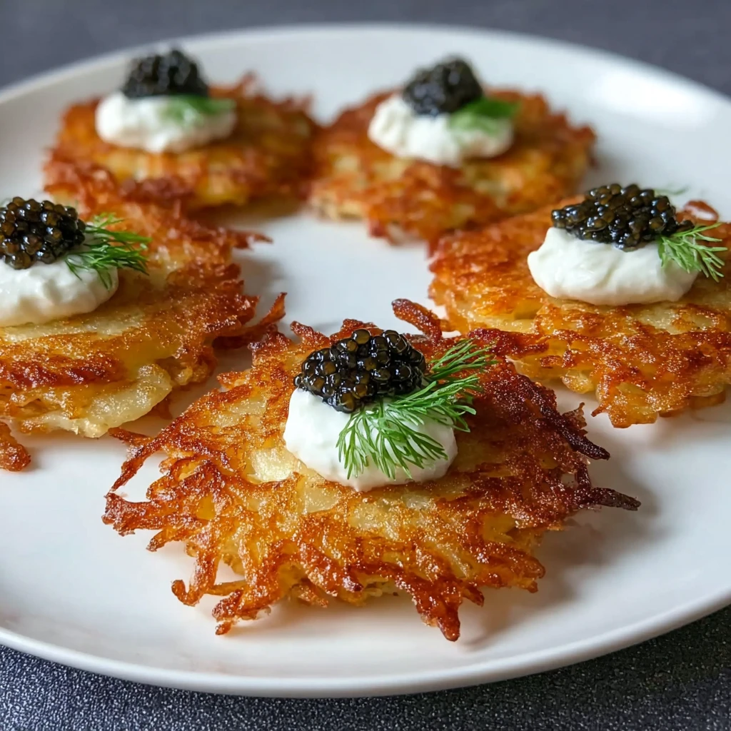 Caviar Potato Pancakes