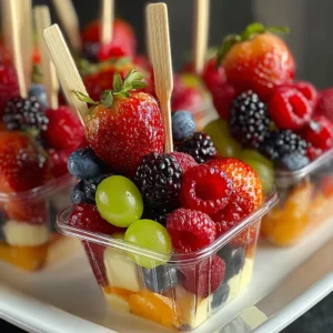 Cheese Fruit Cups