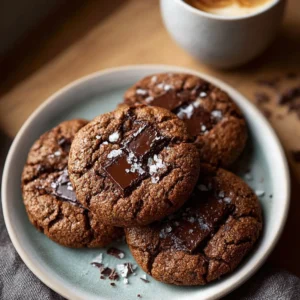 Chewy Chocolate Espresso Cookies