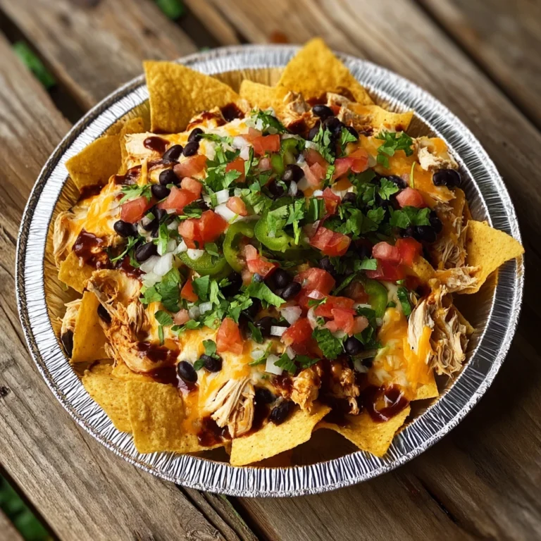 Chicken Black Bean Nachos