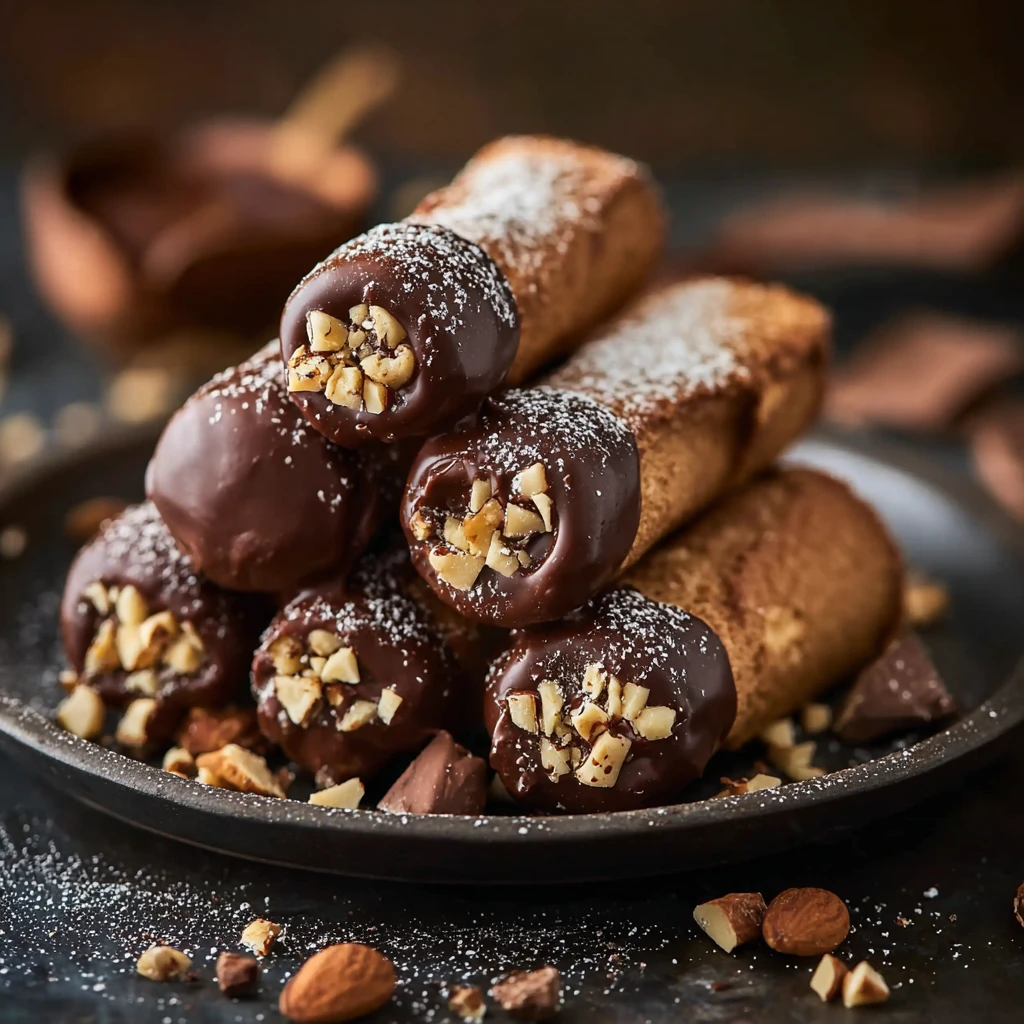 Choc Cigar Cookies