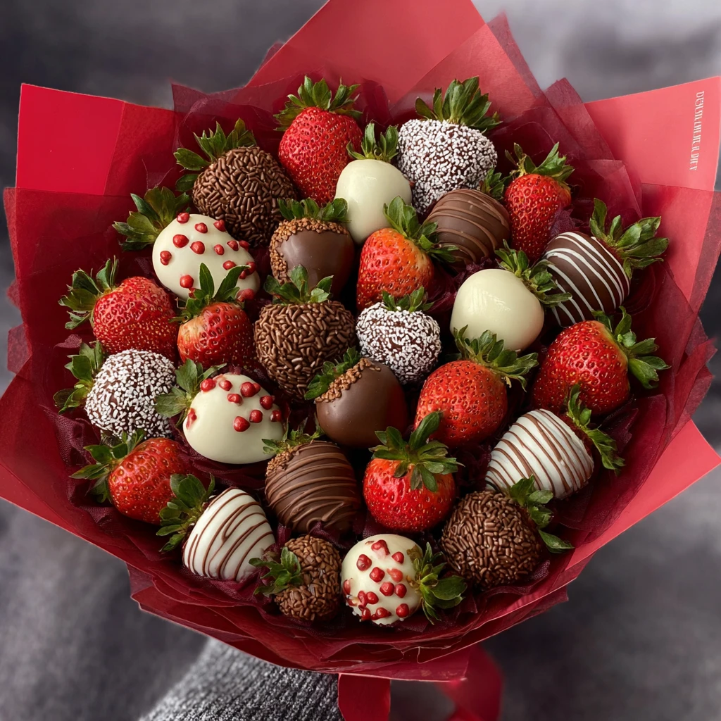 Chocolate Strawberry Bouquet