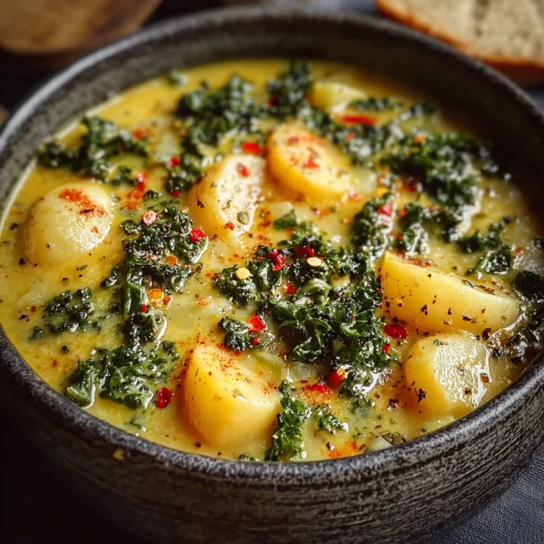 Chunky Potato Kale Soup