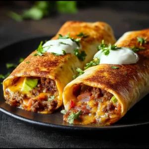 Crispy Baked Chimichangas