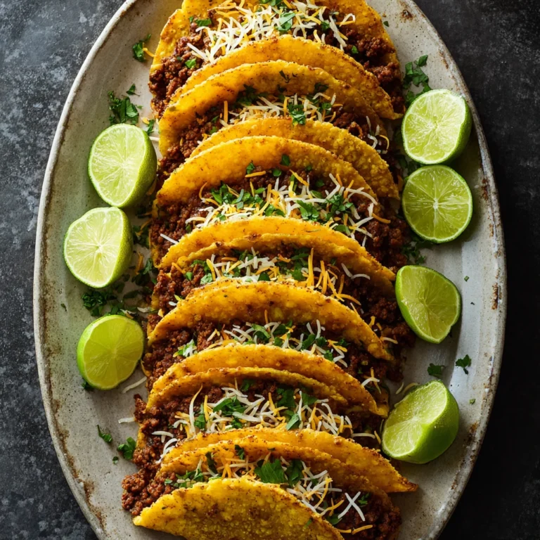 Crispy Sheetpan Beef Tacos