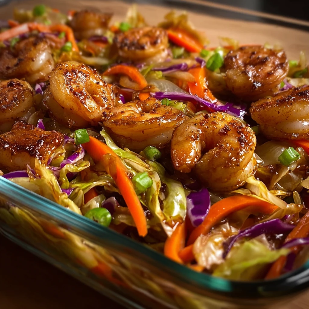 Easy Chicken And Shrimp Cabbage Stir-fry Recipe Healthy Cabbage Stir-fry With Chicken And Shrimp Best Chicken Shrimp Cabba...